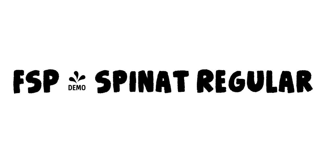 FSP - Spinat Regular Font Preview