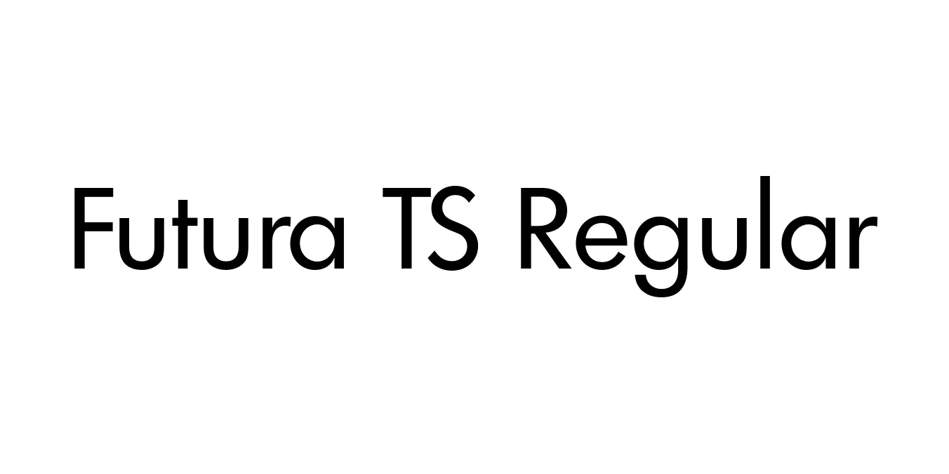 Futura TS Regular Font Preview