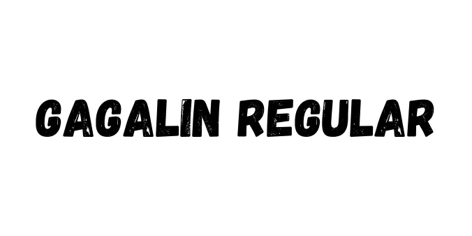Gagalin Regular Font Preview
