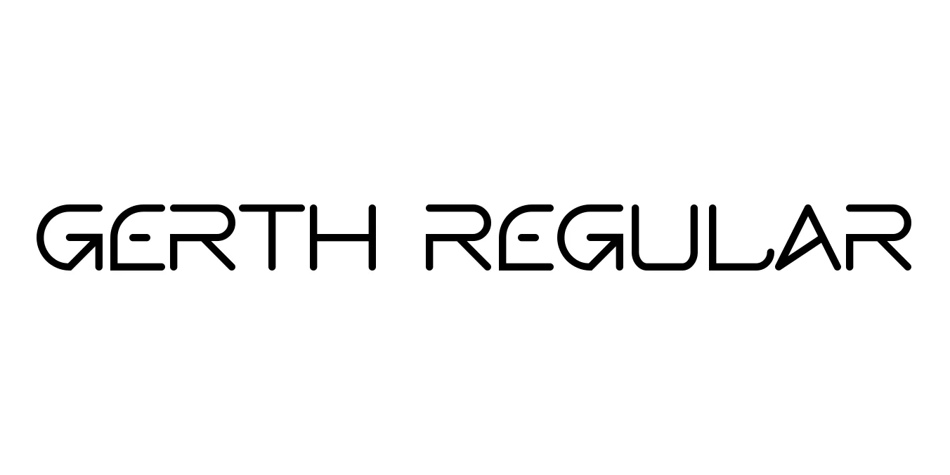Gerth Regular Font Preview