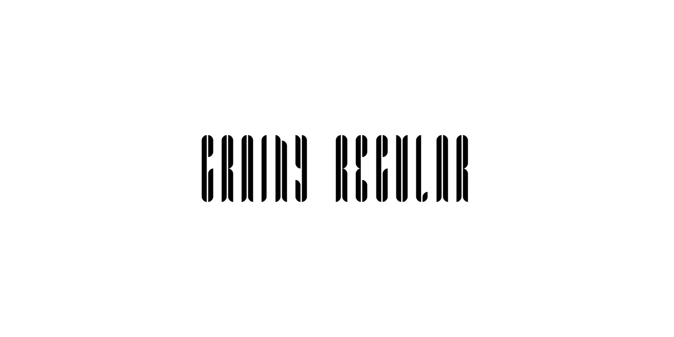 Grainy Regular Font Preview