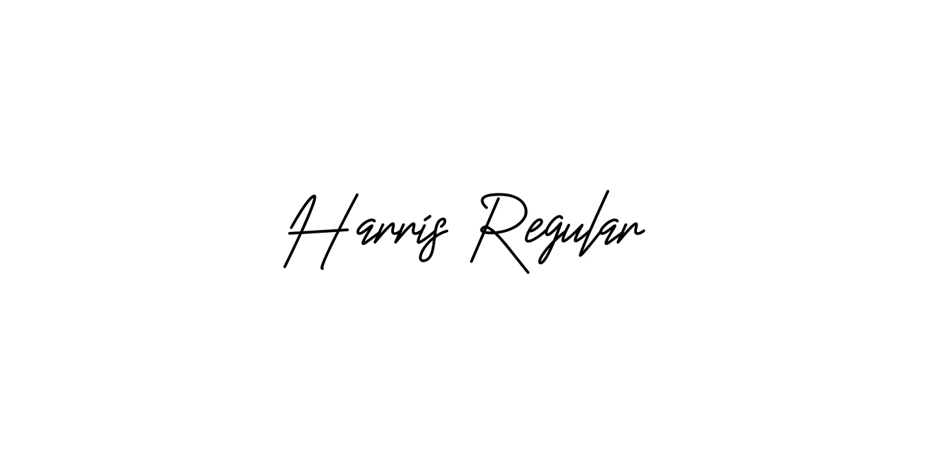 Harris Regular Font Preview