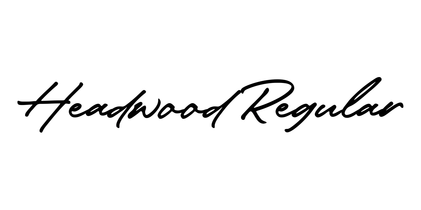 Headwood Regular Font Preview