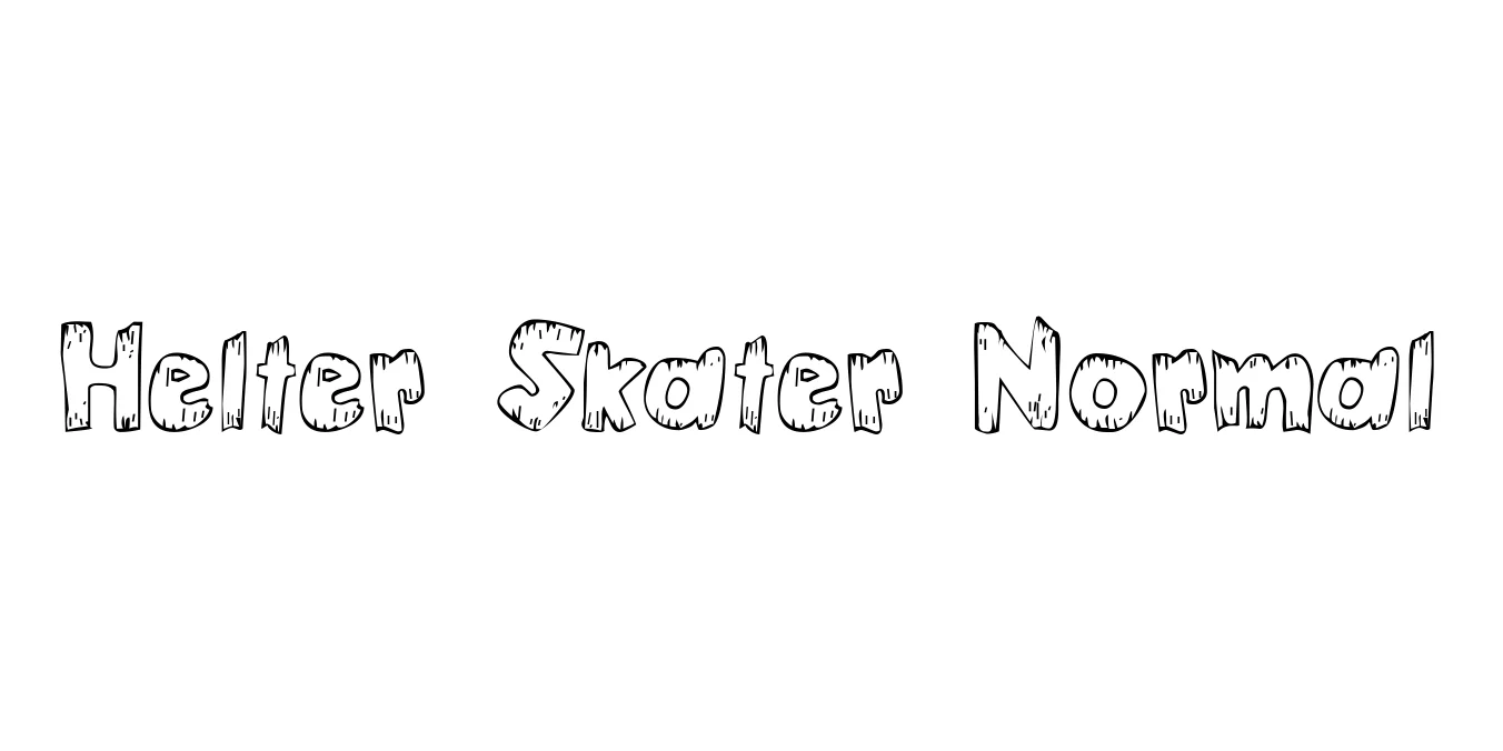 Helter Skater Normal Font Preview