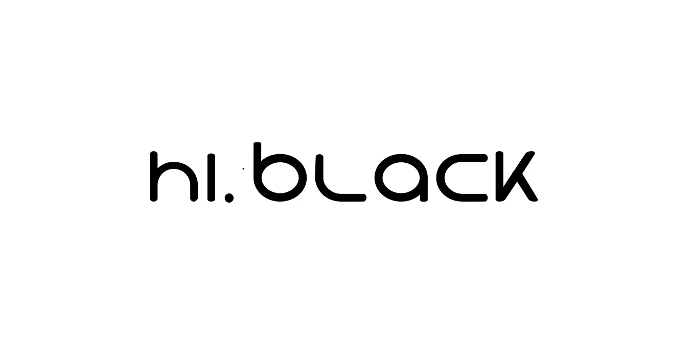 Hi. Black Font Preview