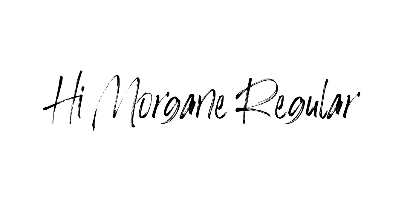 Hi Morgane Regular Font Preview