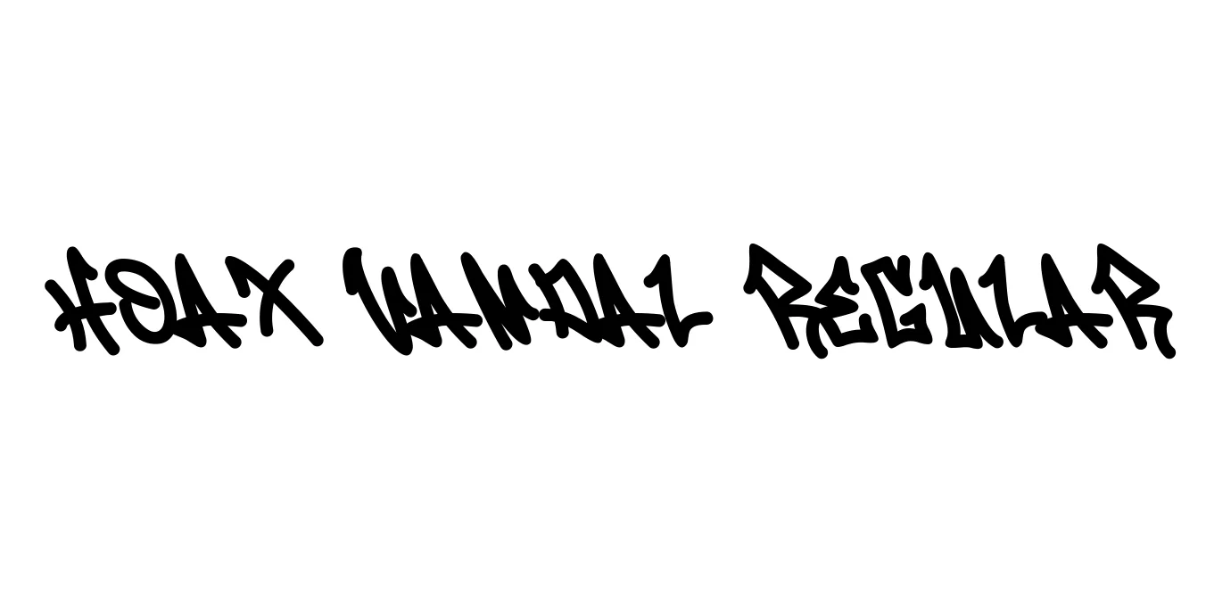 Hoax Vandal Regular Font Preview