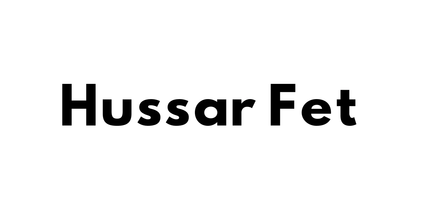 Hussar Fet Font Preview