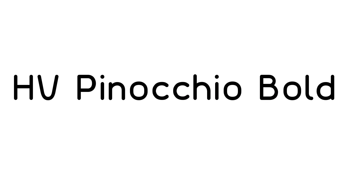 HV Pinocchio Bold Font Preview
