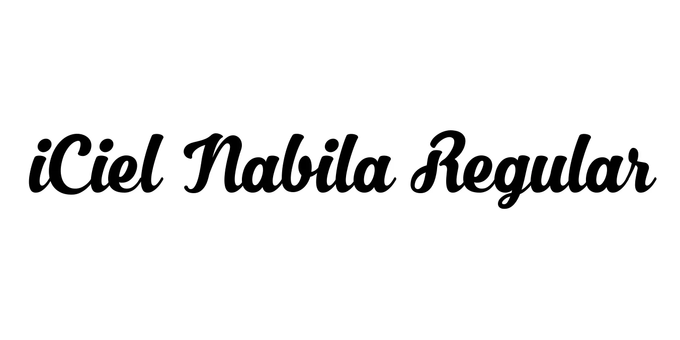 iCiel Nabila Regular Font Preview