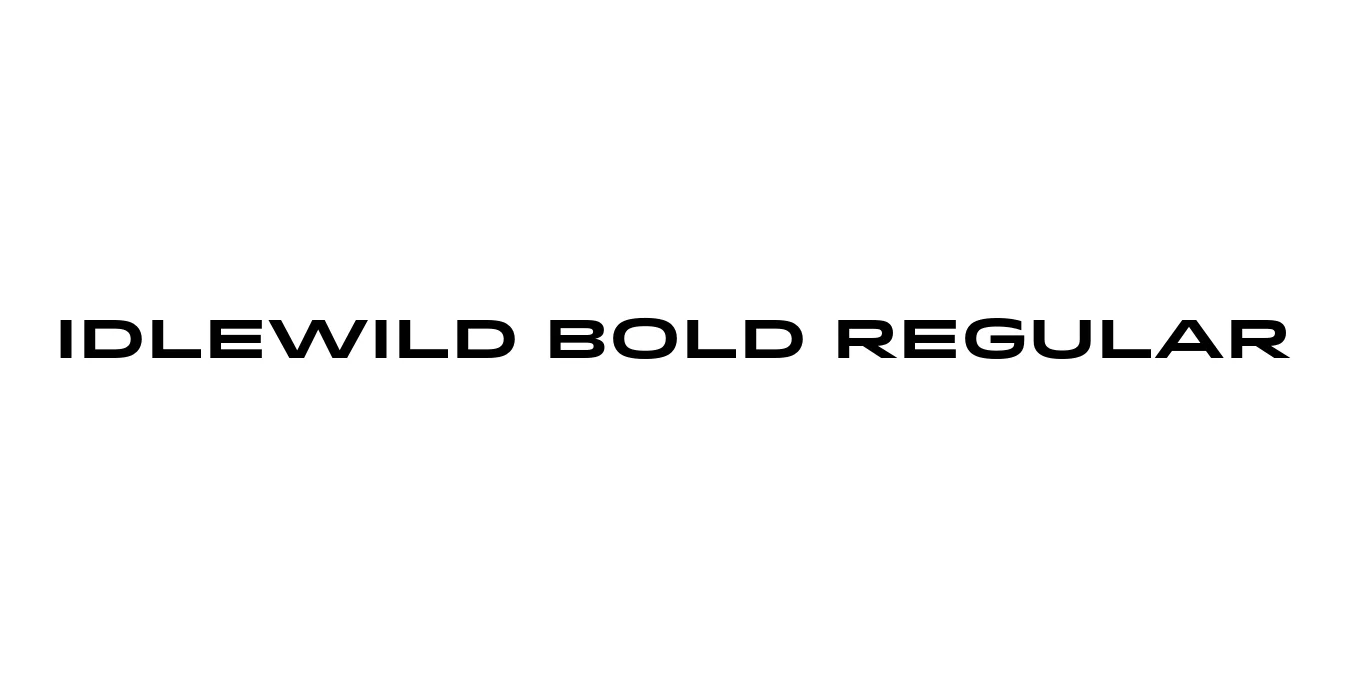 Idlewild Bold Regular Font Preview