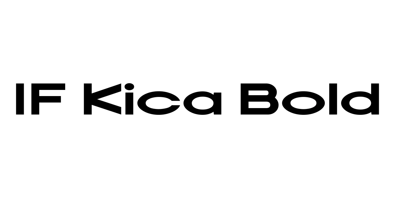 IF Kica Bold Font Preview