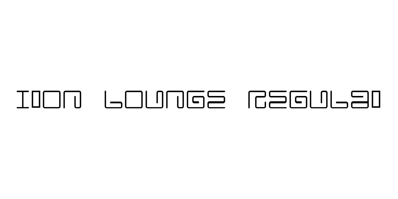 Iron Lounge Regular Font Preview