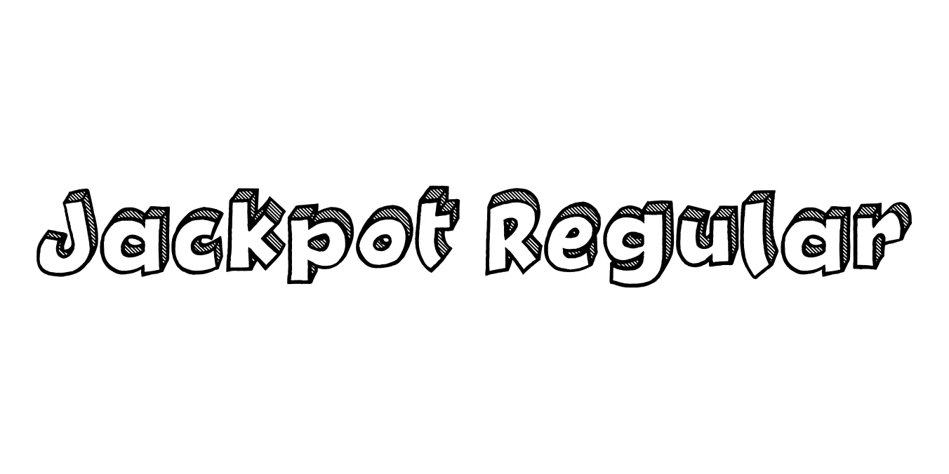 Jackpot Regular Font Preview