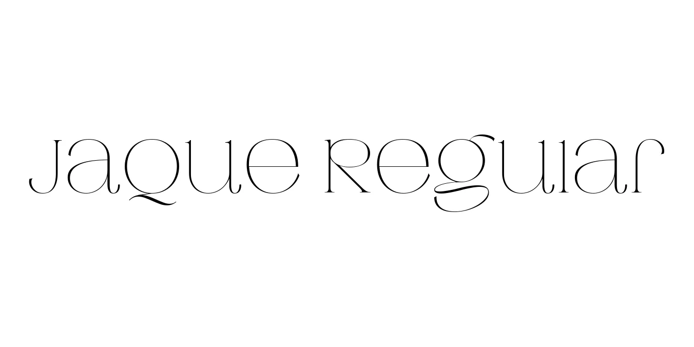 Jaque Regular Font Preview