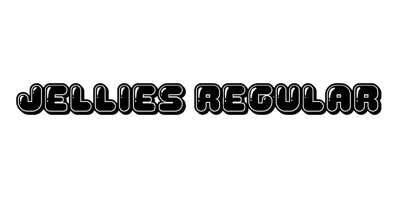 Jellies Regular Font Preview