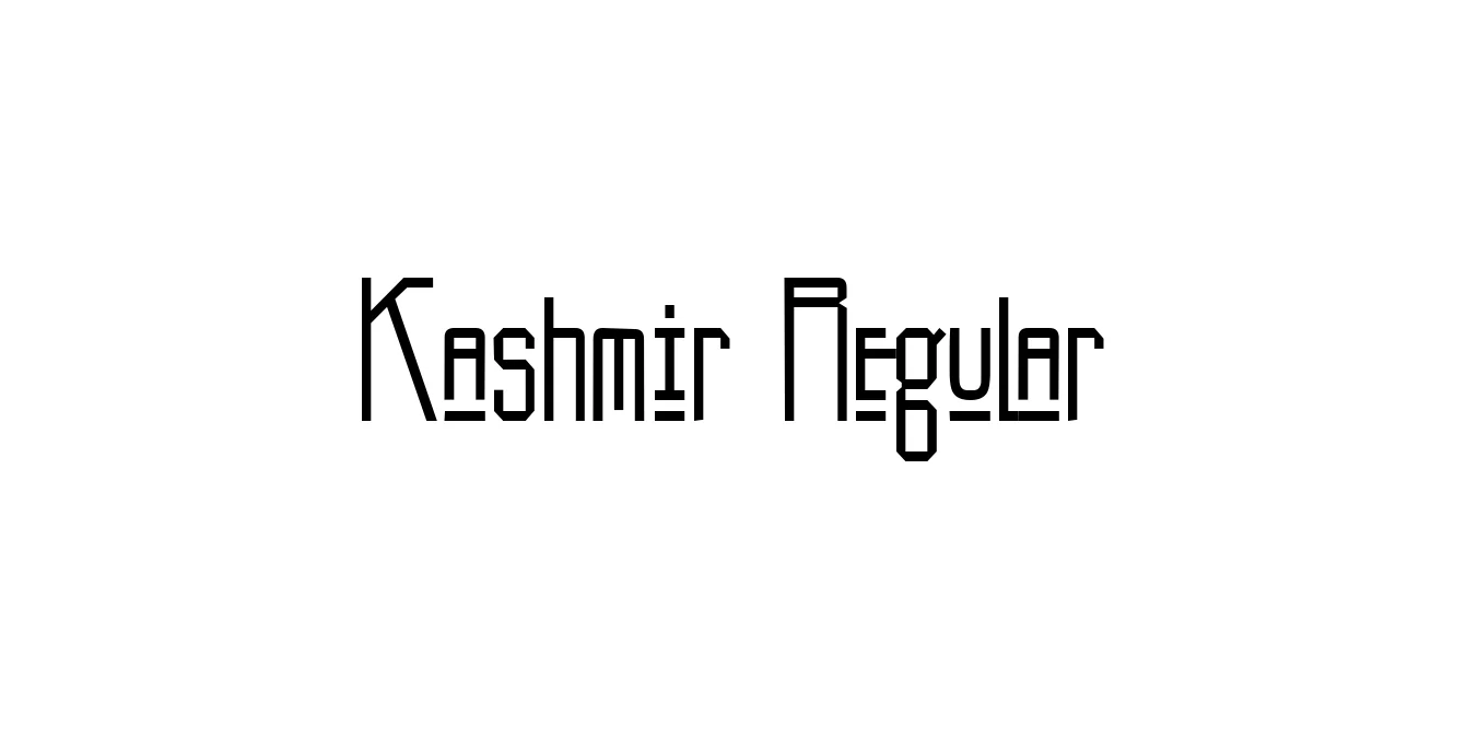 Kashmir Regular Font Preview