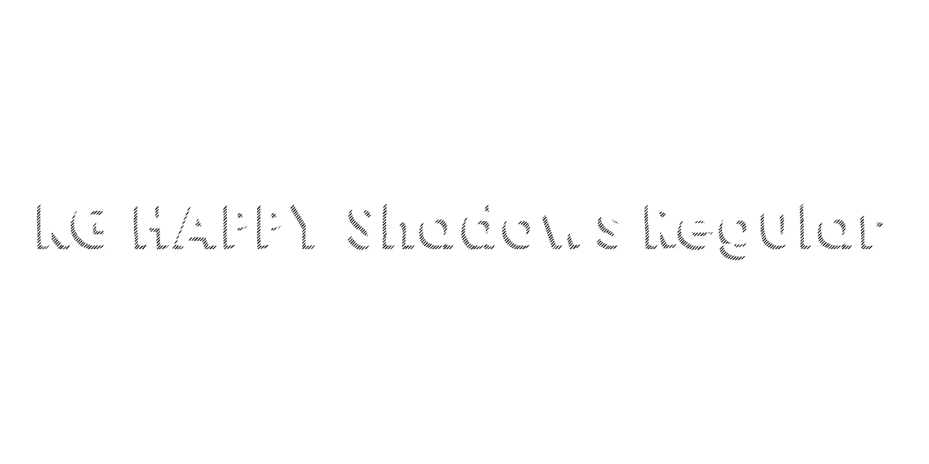 KG HAPPY Shadows Regular Font Preview