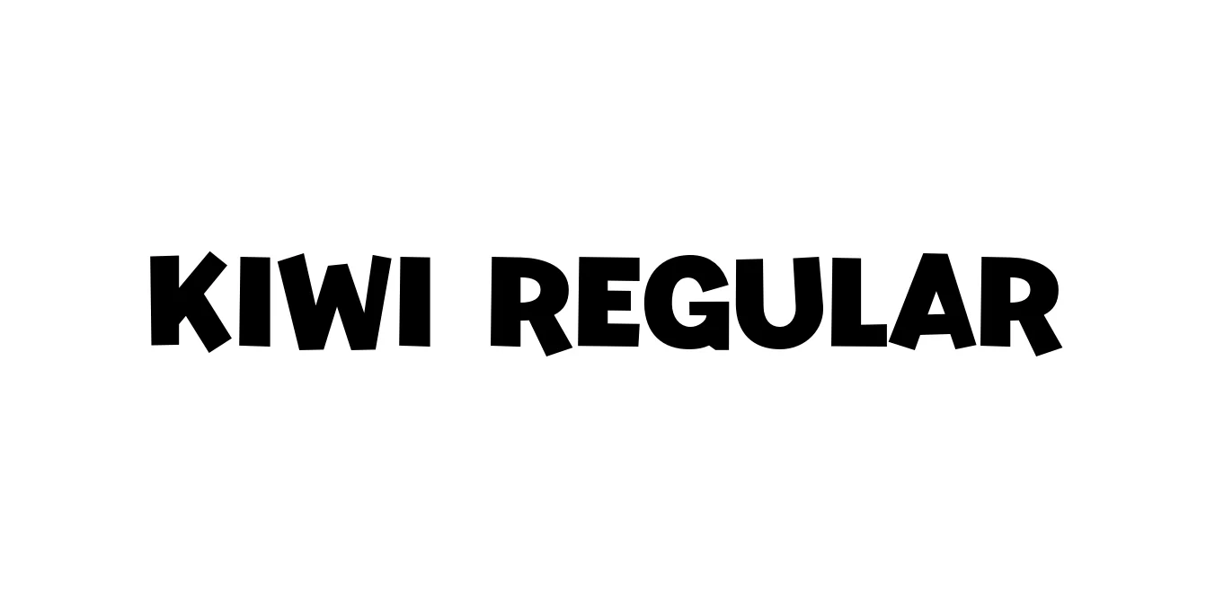 Kiwi Regular Font Preview