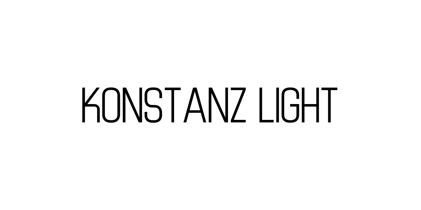Konstanz Light Font Preview