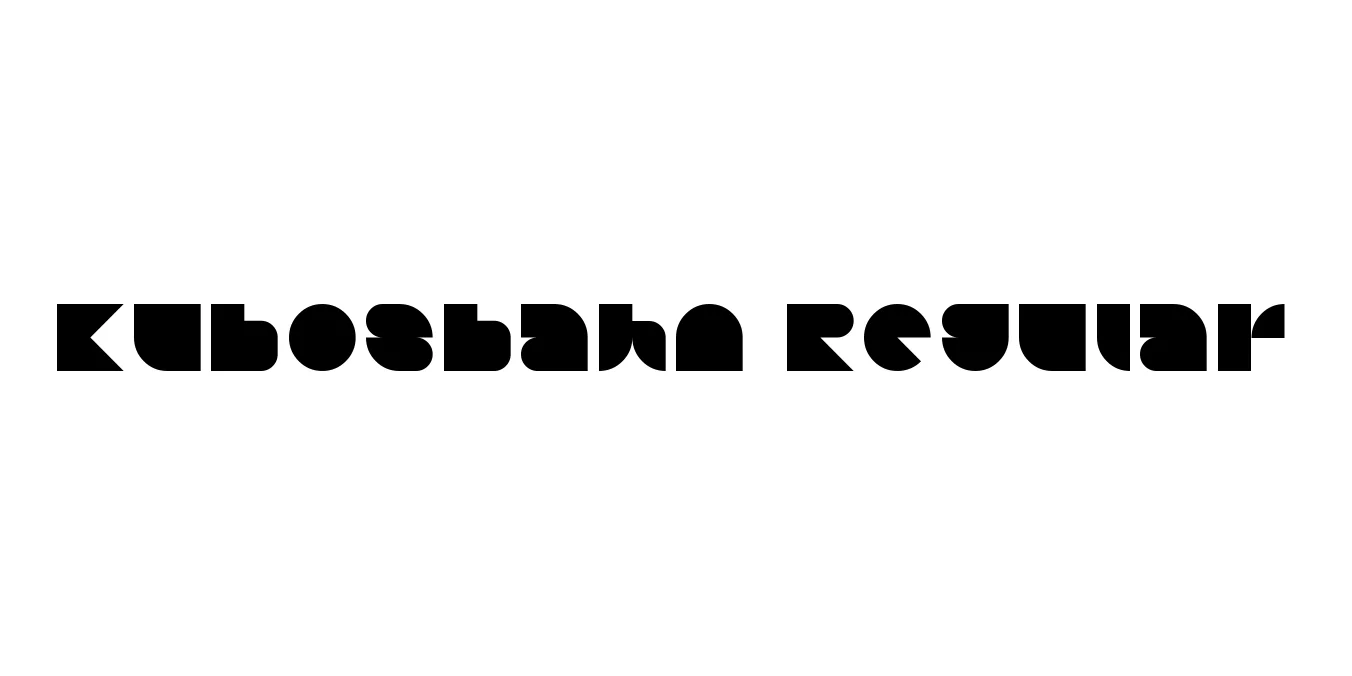 Kubosbahn Regular Font Preview