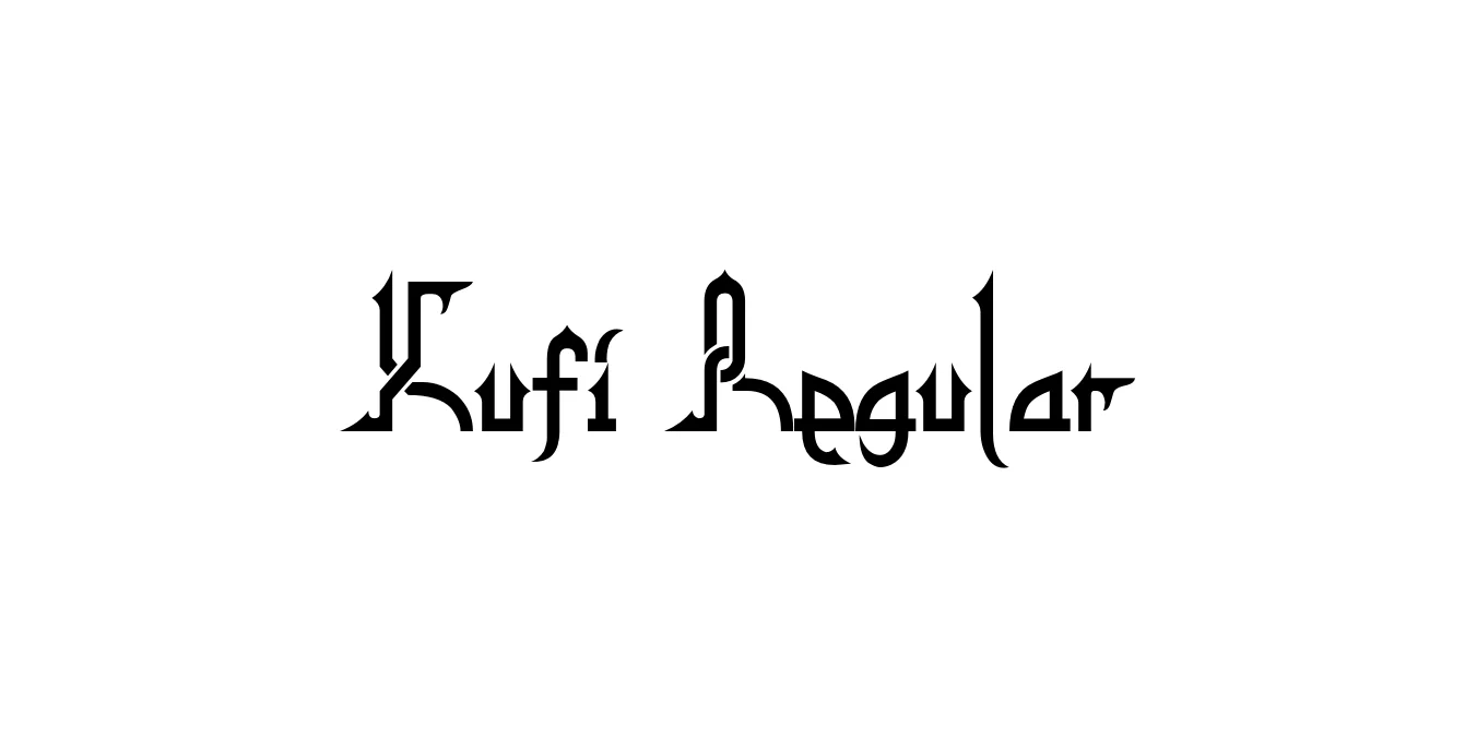 Kufi Regular Font Preview