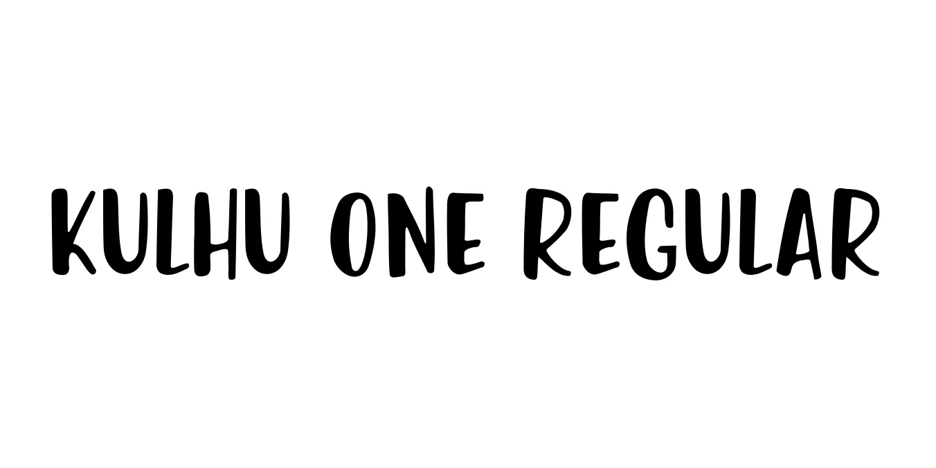 Kulhu One Regular Font Preview