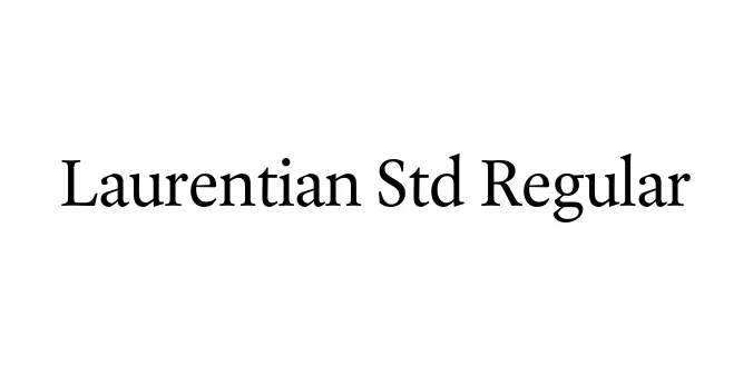 Laurentian Std Regular Font Preview