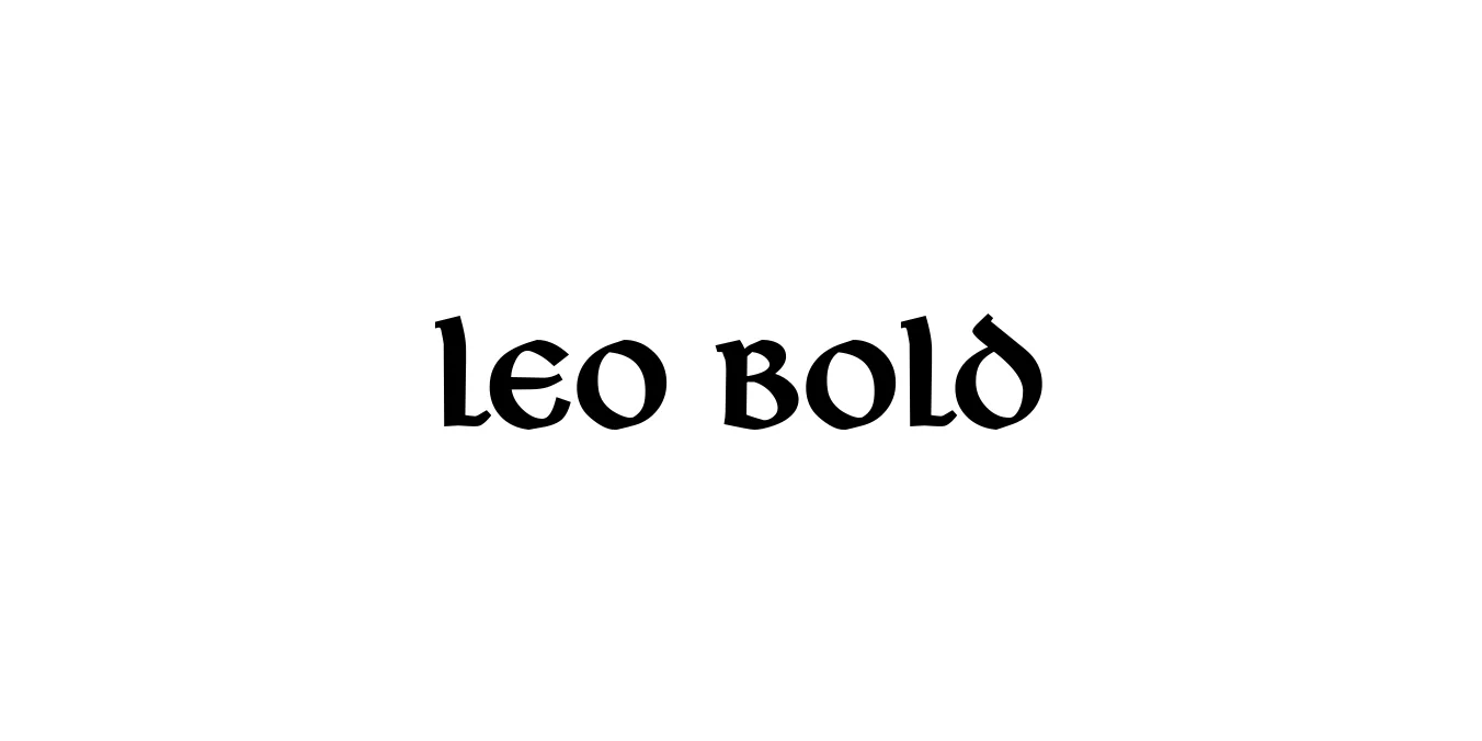 Leo Bold Font Preview