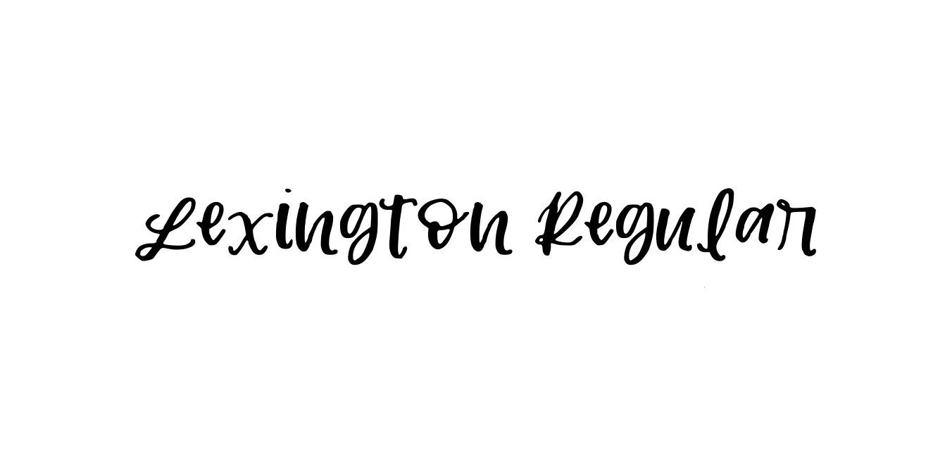 Lexington Regular Font Preview