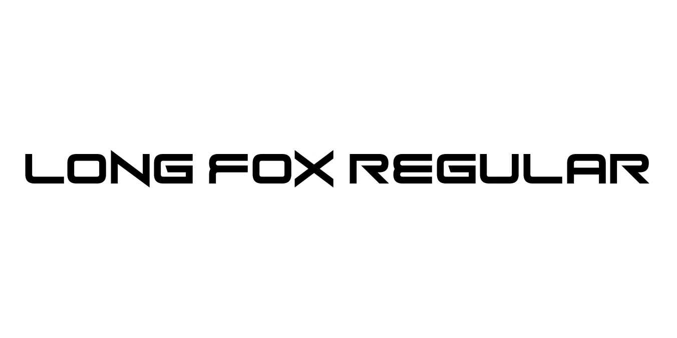 Long Fox Regular Font Preview