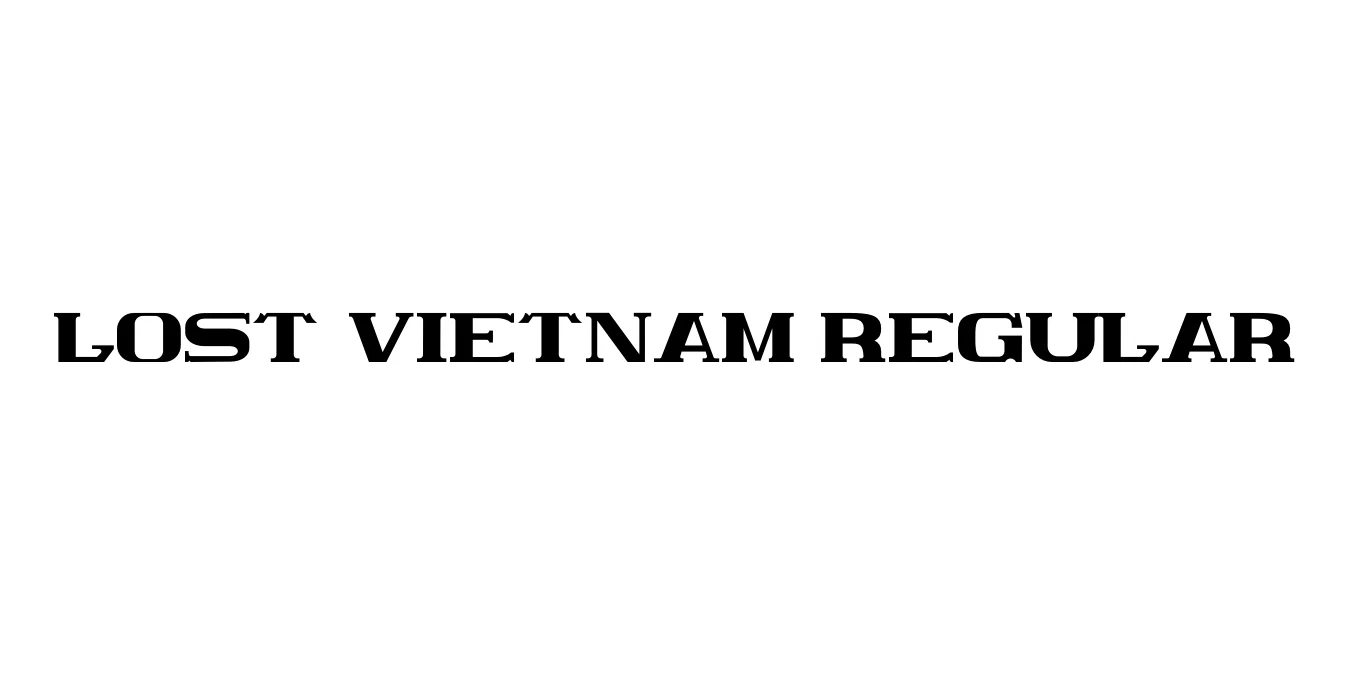 Lost Vietnam Regular Font Preview