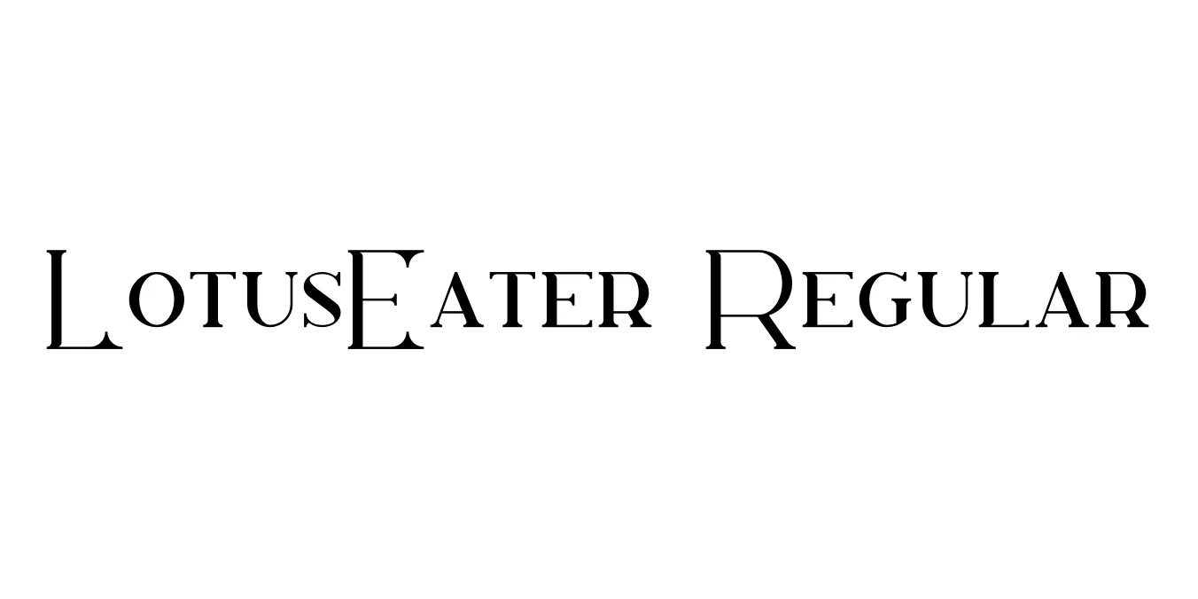 LotusEater Regular Font Preview