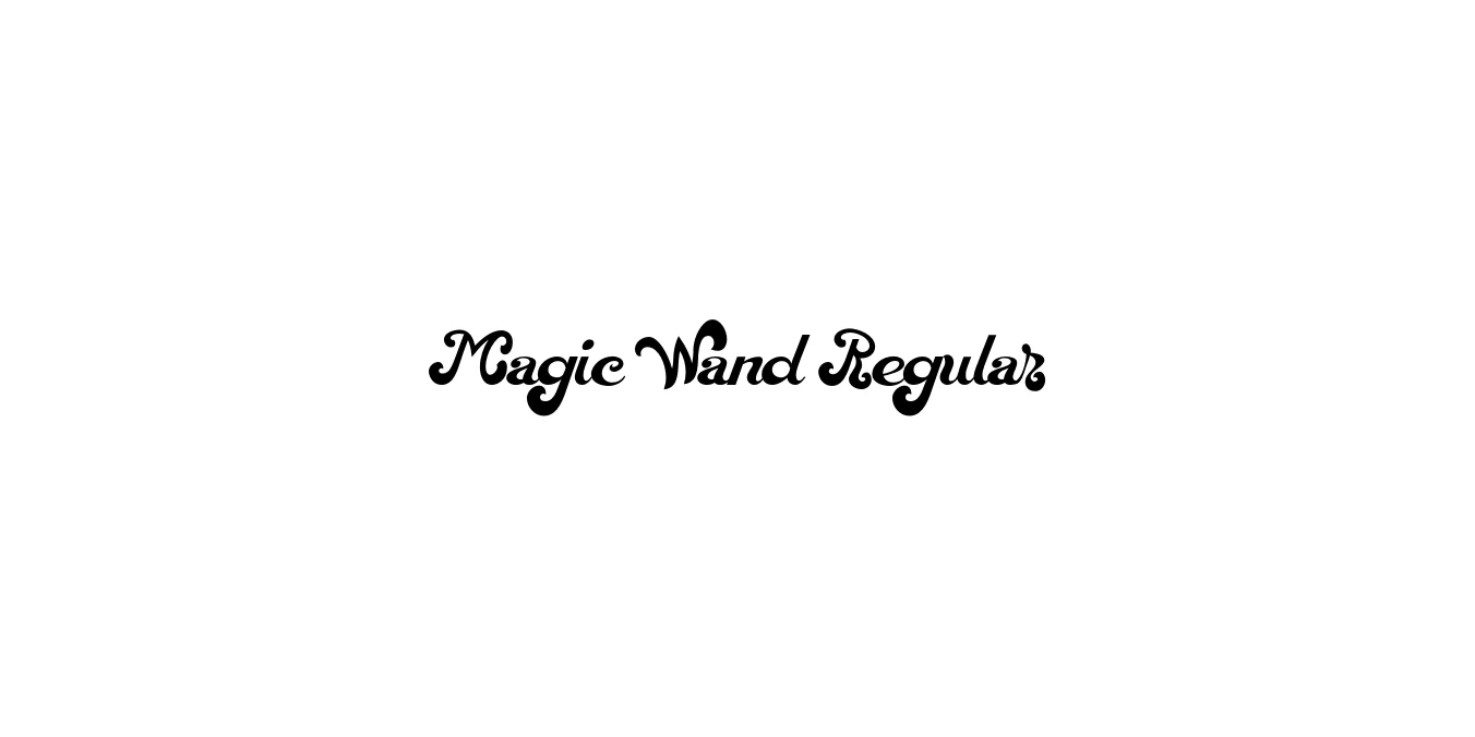 Magic Wand Regular Font Preview