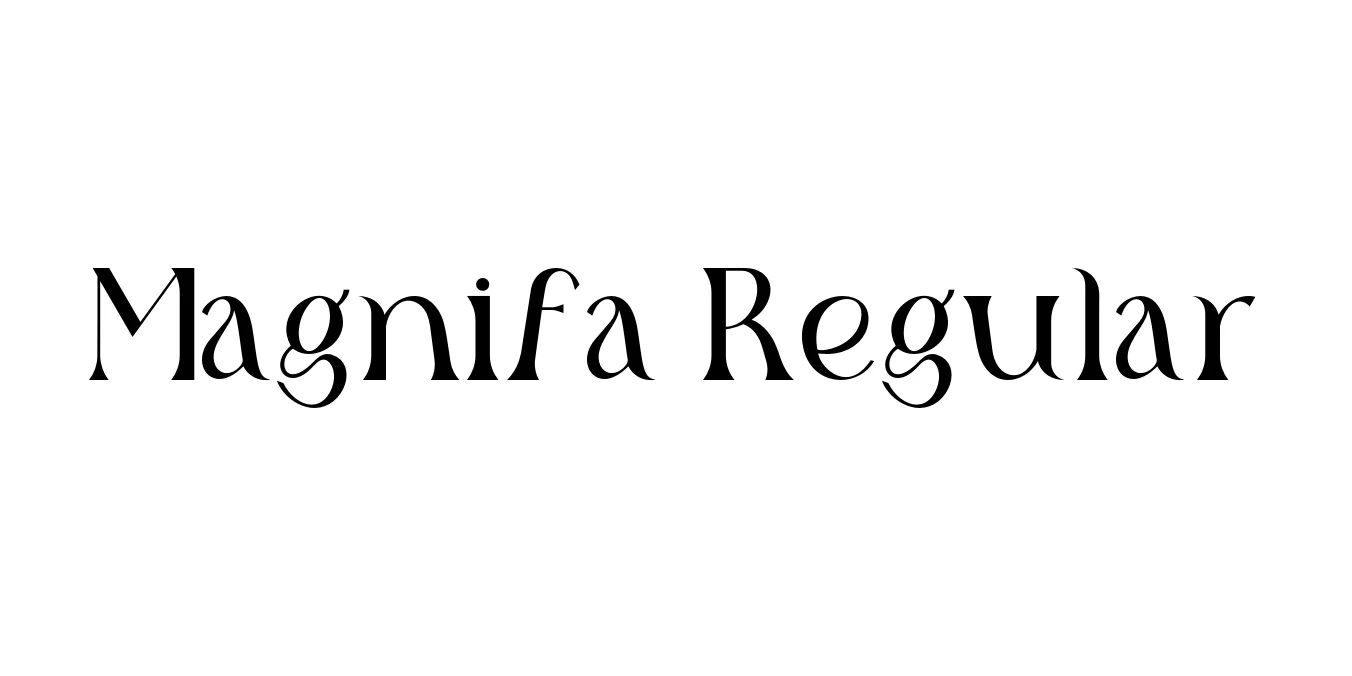 Magnifa Regular Font Preview