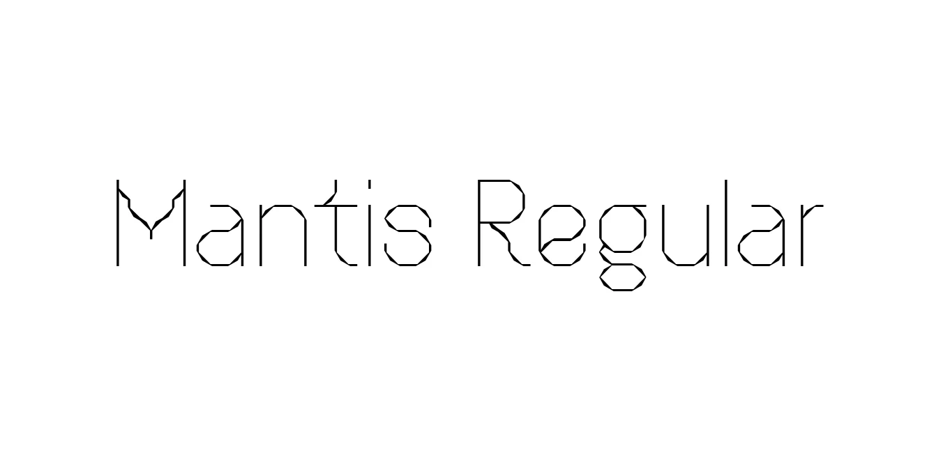 Mantis Regular Font Preview