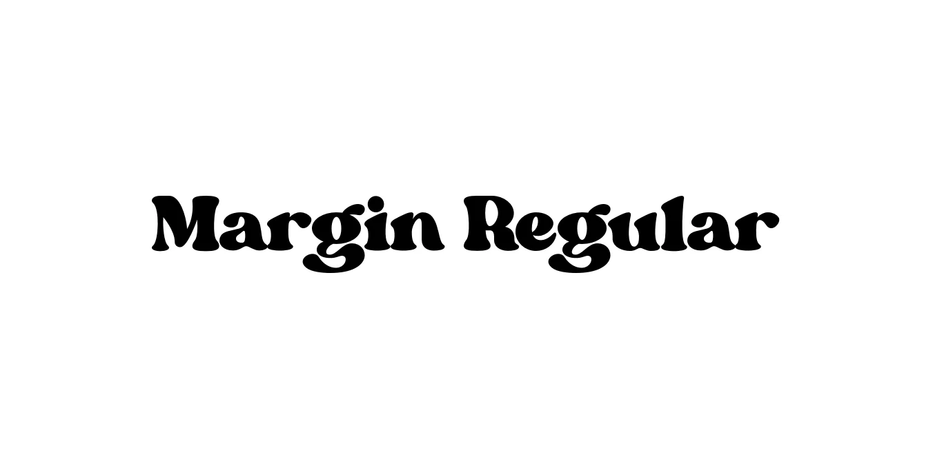 Margin Regular Font Preview