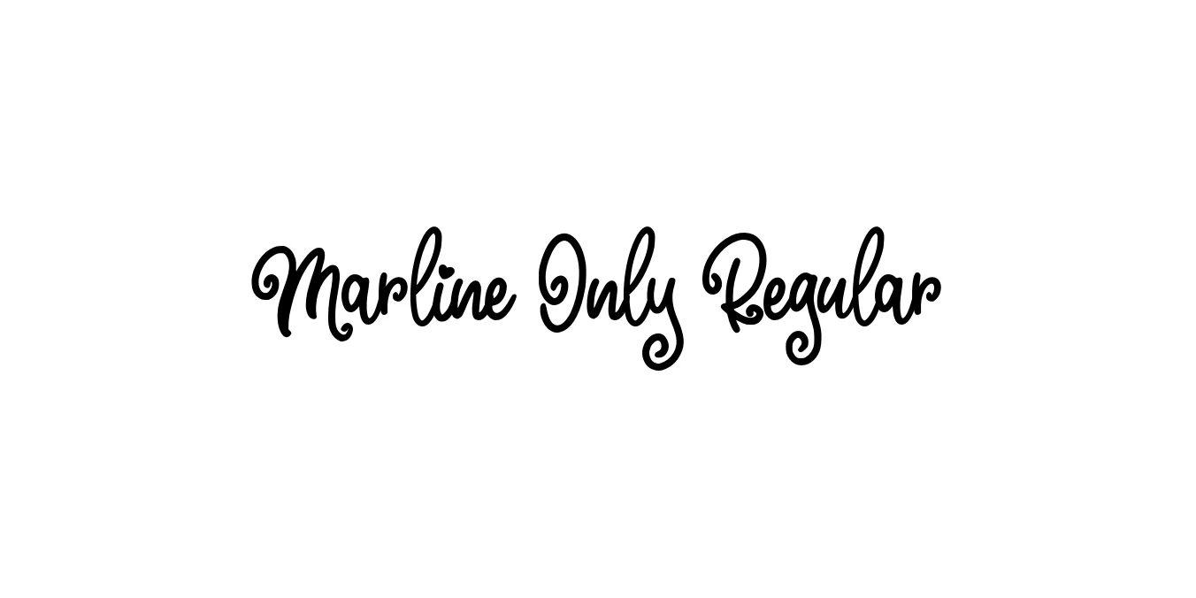 Marline Regular Font Preview