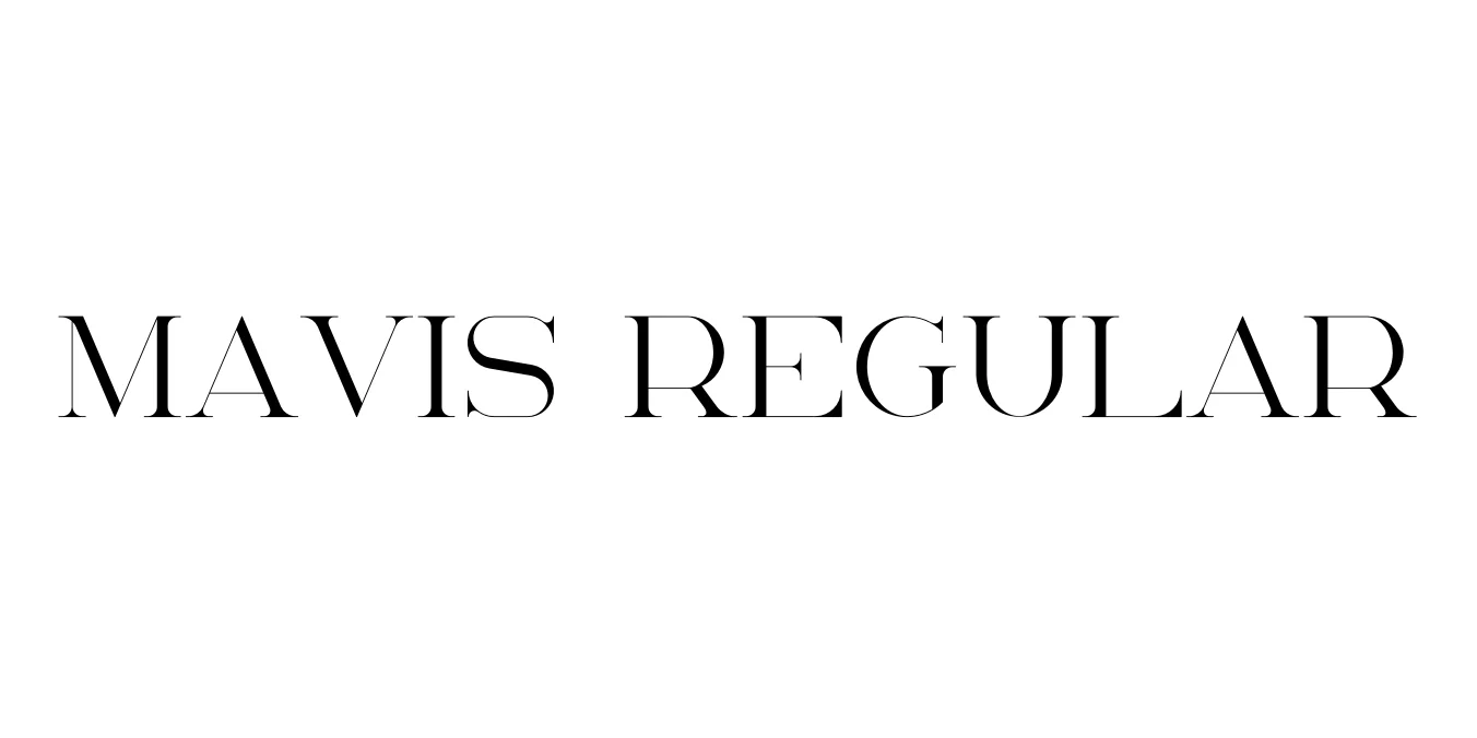 Mavis Regular Font Preview