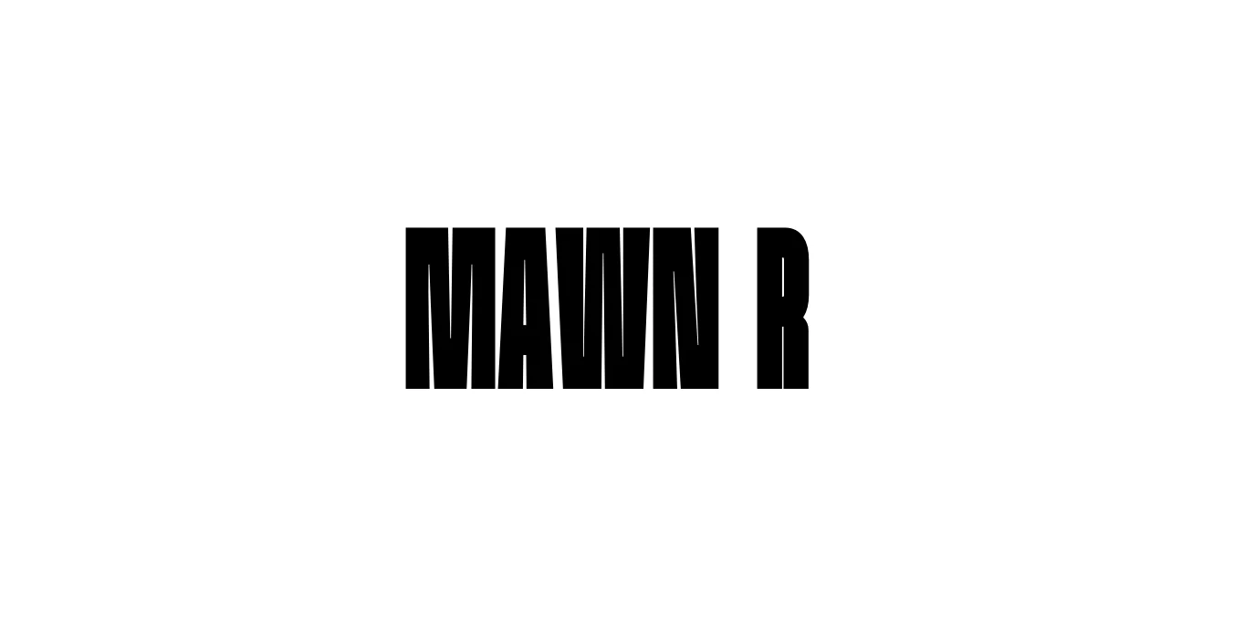 MAWN Regular Font Preview