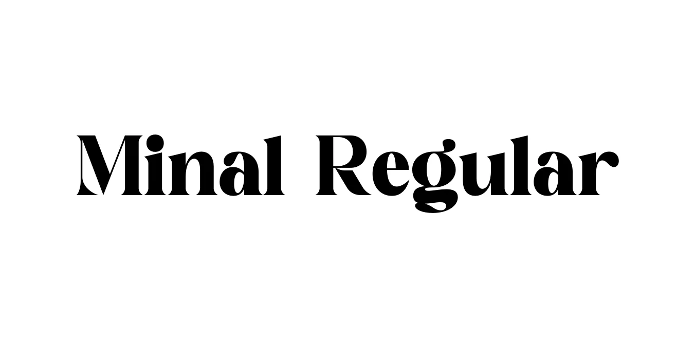 Minal Regular Font Preview