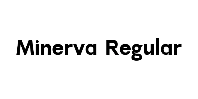 Minerva Regular Font Preview