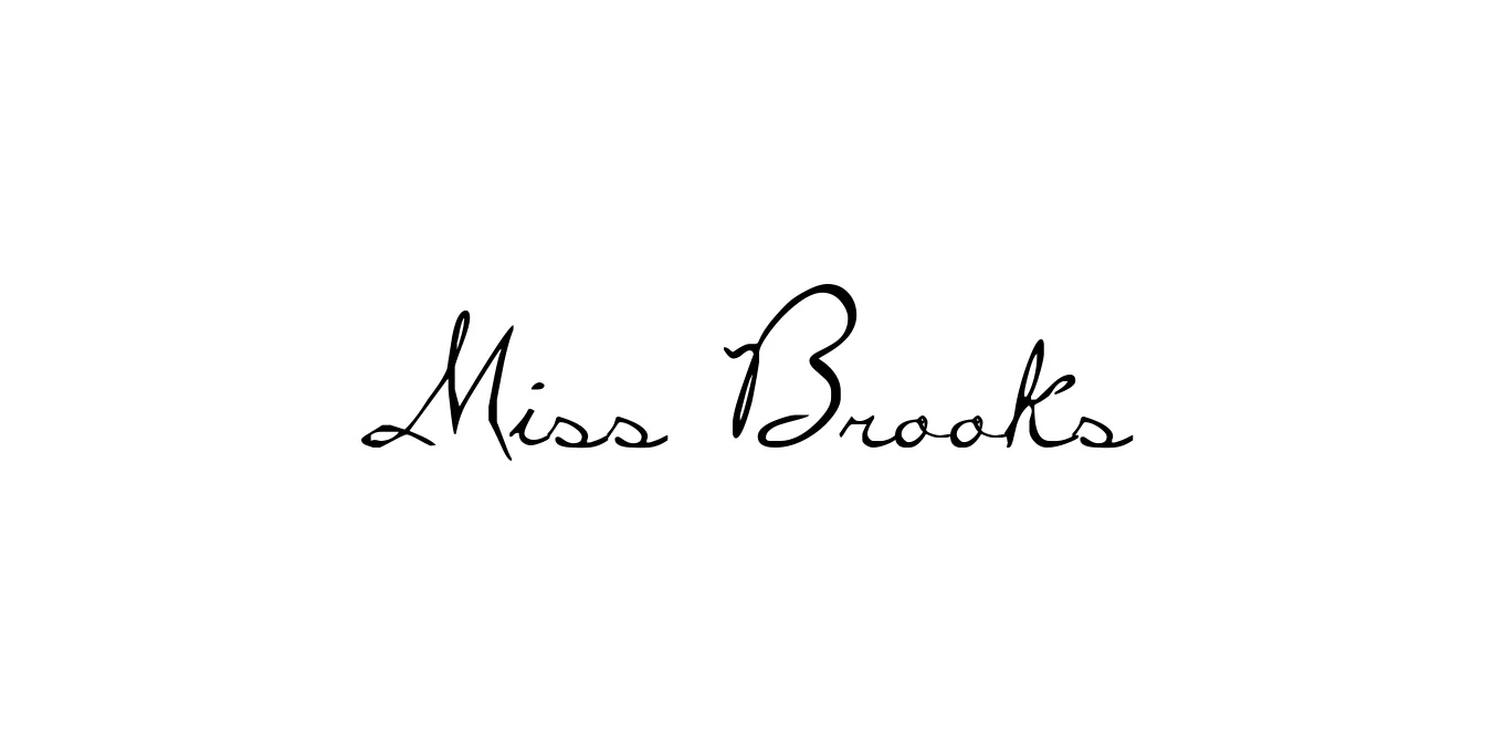 Miss Brooks Font Preview