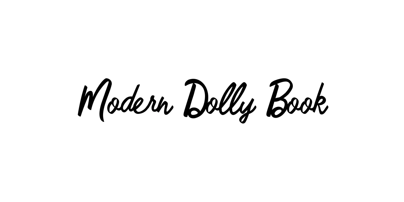 Modern Dolly Book Font Preview