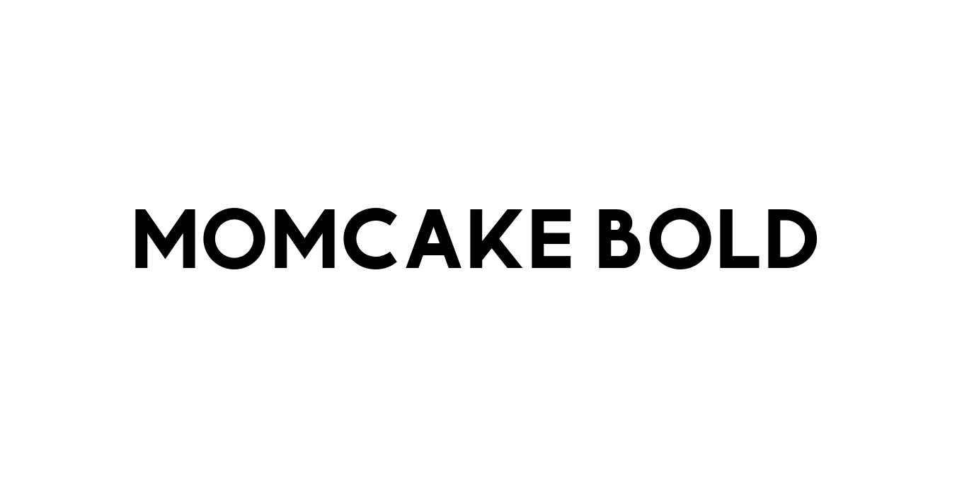 Momcake Bold Font Preview