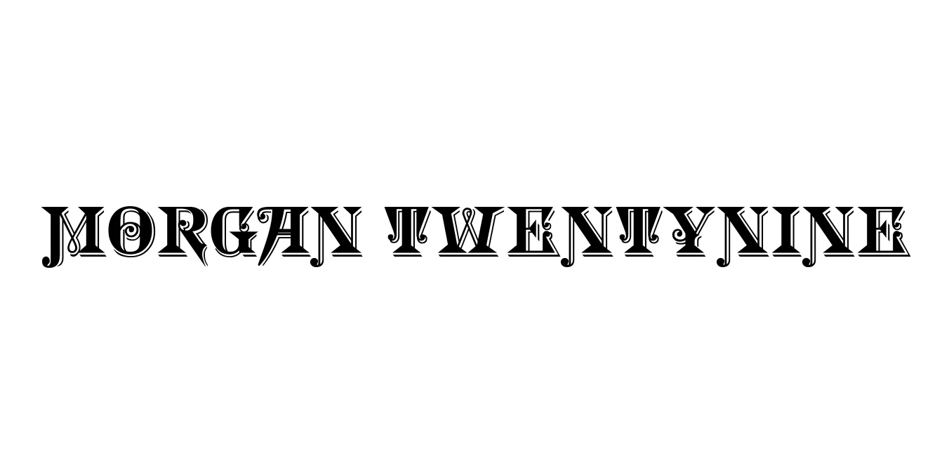 Morgan TwentyNine Font Preview