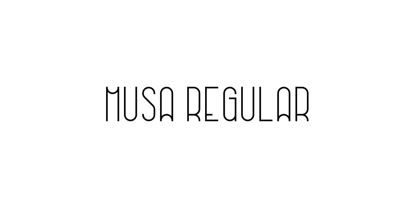 Musa Regular Font Preview