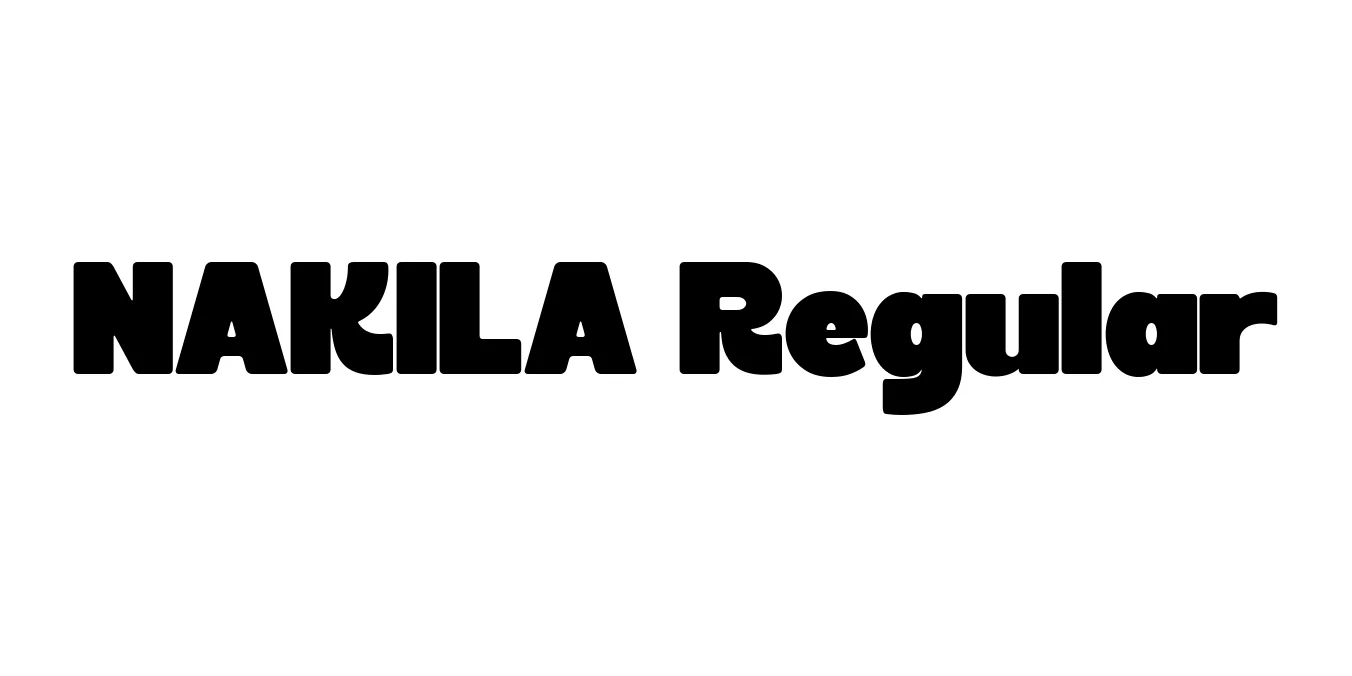 NAKILA Regular Font Preview