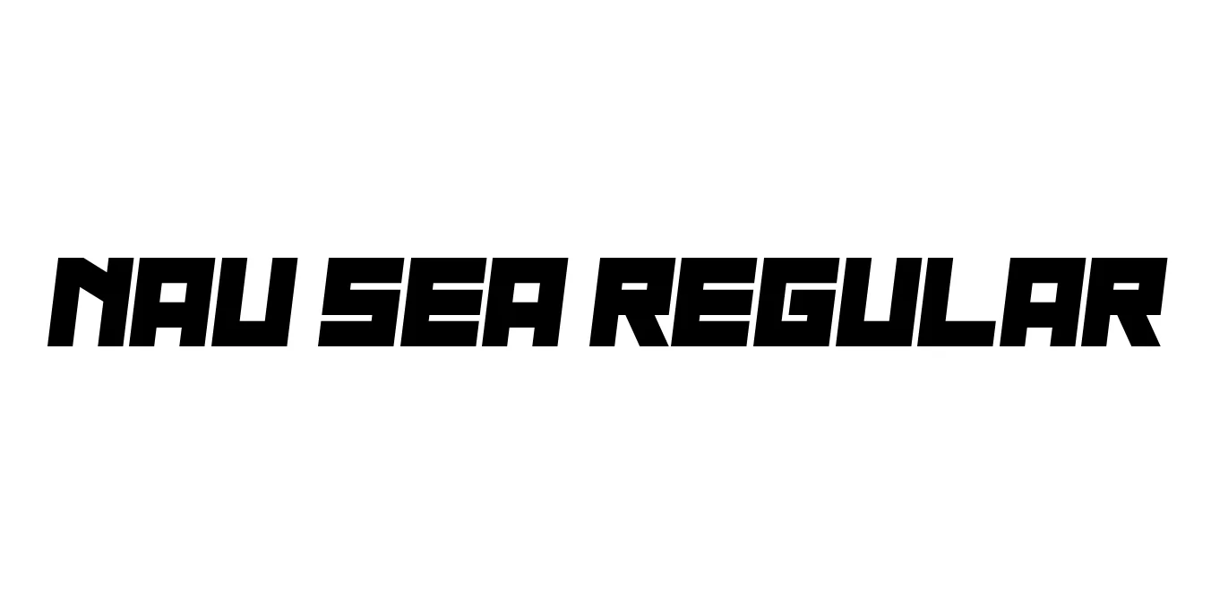 Nau Sea Regular Font Preview
