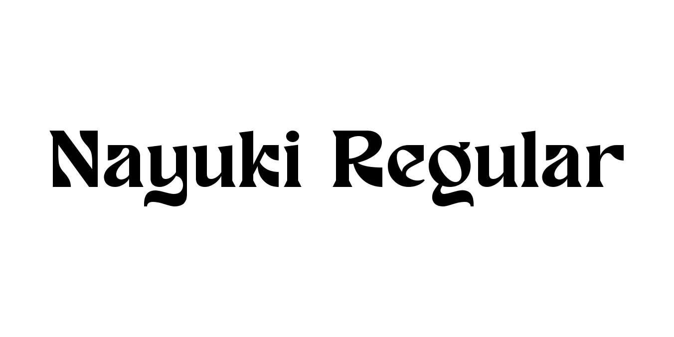 Nayuki Regular Font Preview